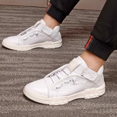 Louis Vuitton 2019 Mens Leather Sneakers - 루이비통 2019 남성용 레더 스니커즈 LOUS0518,Size(240 - 270).화이트