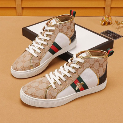 Gucci 2019 Mens Sneakers - 구찌 2019 남성용 스니커즈 GUCS0619,Size(240 - 270),브라운베이지