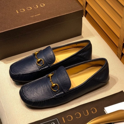 Gucci 2019 Mens Leather Loafer - 구찌 2019 남성용 레더 로퍼 GUCS0622,Size(240 - 280).네이비