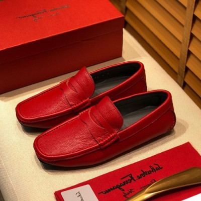 Ferragamo  2020 Mens Leather Loafer - 페라가모 2020 남성용 레더 로퍼 FGMS0153 ,Size(240 - 280).레드