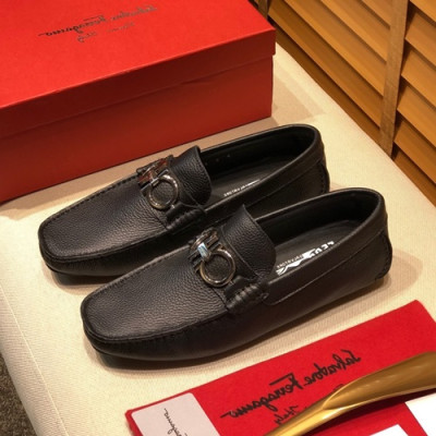 Ferragamo  2020 Mens Leather Loafer - 페라가모 2020 남성용 레더 로퍼 FGMS0157 ,Size(240 - 280).블랙