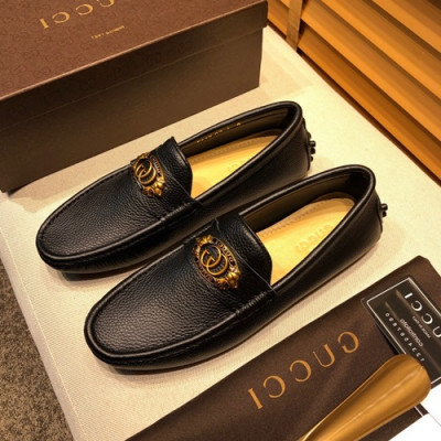 Gucci 2020 Mens Leather Loafer - 구찌 2020 남성용 레더 로퍼 GUCS0634,Size(240 - 280).블랙