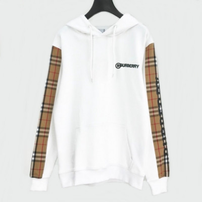 [버버리]Burberry 2020 Mens Logo Casual Cotton Hoodie - 버버리 2020 남성 로고 캐쥬얼 코튼 후디 Bur02086x.Size(s - 2xl).화이트