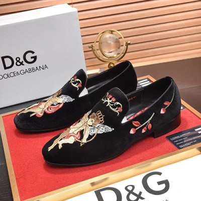 Dolce&Gabbana 2020 Mens Leather Loafer - 돌체앤가바나 2020 남성용 레더 로퍼 DGS0161,Size(240 - 270).블랙