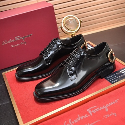 Ferragamo 2020 Mens Leather Oxford Shoes - 페라가모 2020 남성용 레더 옥스퍼드 슈즈 FGMS0167,Size(240 - 270).블랙