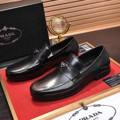 Prada 2020 Mens Leather Loafer - 프라다 2020 남성용 레더 로퍼,PRAS0267,Size(240 - 270).블랙