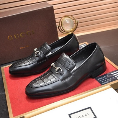 Gucci 2020 Mens Leather Loafer - 구찌 2020 남성용 레더 로퍼 GUCS0663,Size(240 - 270).블랙