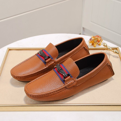 Louis Vuitton 2020 Mens Leather Loafer - 루이비통 2020 남성용 레더 로퍼 LOUS0571,Size(240 - 270).브라운