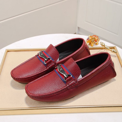 Louis Vuitton 2020 Mens Leather Loafer - 루이비통 2020 남성용 레더 로퍼 LOUS0572,Size(240 - 270).레드