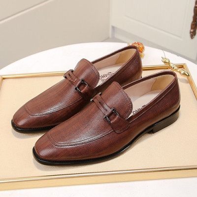 Ferragamo  2020 Mens Leather Loafer - 페라가모 2020 남성용 레더 로퍼 FGMS0179 ,Size(240 - 270).브라운