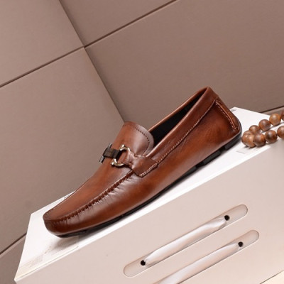 Ferragamo  2020 Mens Leather Loafer - 페라가모 2020 남성용 레더 로퍼 FGMS0181,Size(240 - 270).브라운