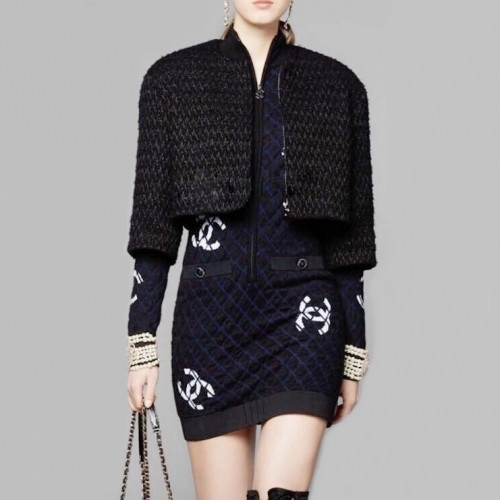 Chanel Ladies Trendy Wool One-pieces - 샤넬 여성 트렌디 울 원피스 - cnl545x