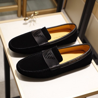 Armani 2020 Mens Leather Loafer - 알마니 2020 남성용 레더 로퍼 ARMS0150.Size (240 - 270).블랙