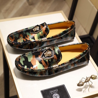 Versace  2020 Mens Leather Loafer - 베르사체 2020 남성용 레더 로퍼 VERS0318,Size(240 - 270).브라운