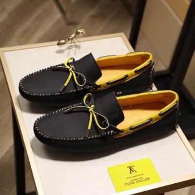 Louis Vuitton 2020 Mens Leather Loafer - 루이비통 2020 남성용 레더 로퍼 LOUS0640,Size(240 - 270).블랙