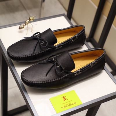 Louis Vuitton 2020 Mens Leather Loafer - 루이비통 2020 남성용 레더 로퍼 LOUS0645,Size(240 - 270).블랙