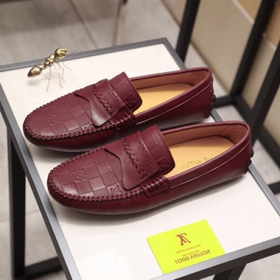 Louis Vuitton 2020 Mens Leather Loafer - 루이비통 2020 남성용 레더 로퍼 LOUS0651,Size(240 - 270).와인