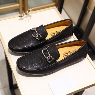 Ferragamo  2020 Mens Leather Loafer - 페라가모 2020 남성용 레더 로퍼 FGMS0206 ,Size(240 - 270).블랙