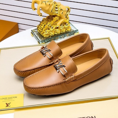 Louis Vuitton 2020 Mens Leather Loafer - 루이비통 2020 남성용 레더 로퍼 LOUS0669,Size(240 - 270).브라운