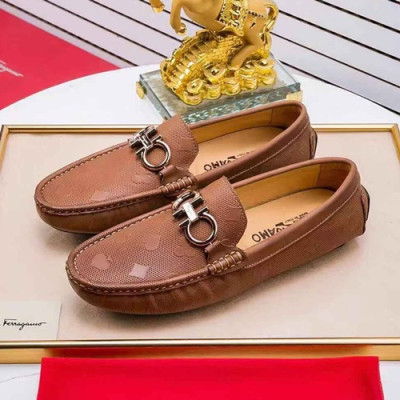 Ferragamo  2020 Mens Leather Loafer - 페라가모 2020 남성용 레더 로퍼 FGMS0212 ,Size(240 - 270).브라운