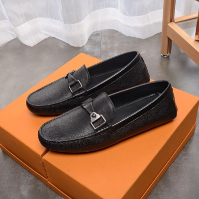 Versace  2020 Mens Leather Loafer - 베르사체 2020 남성용 레더 로퍼 VERS0341,Size(240 - 275).블랙