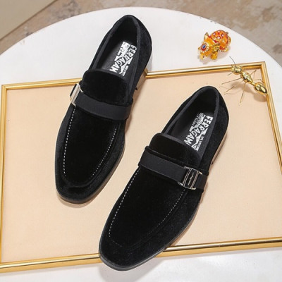 Ferragamo  2020 Mens Leather Loafer - 페라가모 2020 남성용 레더 로퍼 FGMS0219 ,Size(240 - 270).블랙