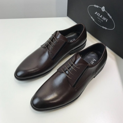 Prada 2020 Mens Leather Oxford Shoes - 프라다 2020 남성용 레더 옥스퍼드 슈즈,PRAS0286,Size(240 - 270).브라운