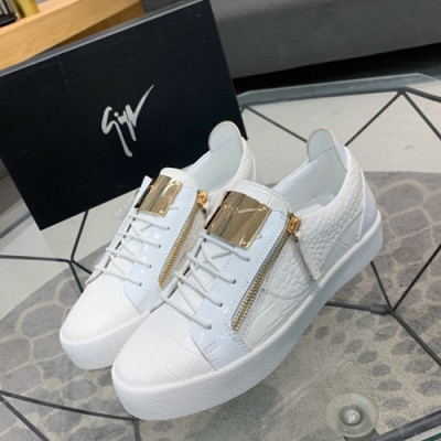 Giuseppe Zanoti 2020 Mens Leather Sneakers - 쥬세페자노티 2020 남성용 레더 스니커즈 GZS0049,Size(240 - 270).화이트