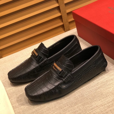 Ferragamo  2020 Mens Leather Loafer - 페라가모 2020 남성용 레더 로퍼 FGMS0252 ,Size(240 - 270).블랙