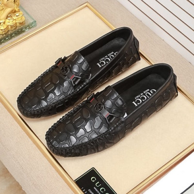 Gucci 2020 Mens Leather Loafer - 구찌 2020 남성용 레더 로퍼 GUCS0763,Size(240 - 275).블랙