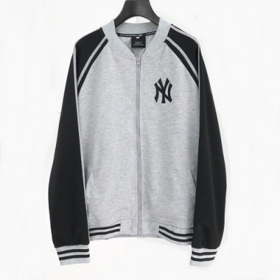 MLB 2020 Mens Logo Casual Bombar Jackets - 엠엘비 2020 남성 로고 캐쥬얼 봄버 자켓 Mlb0047x.Size(m- xl).그레이