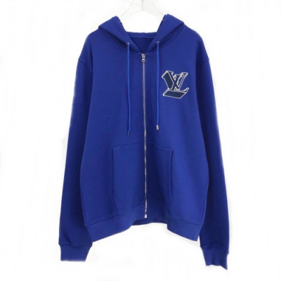 [루이비통]Louis vuitton 2020 Mm/Wm Logo Cotton Hoodie - 루이비통 2020 남자 로고 코튼 후디 Lou01679x.Size(s - 2xl).블루