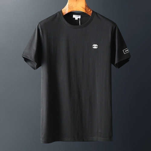 Chanel 2020 Mm/Wm 'CC' Logo Cotton Short Sleeved Tshirts - 샤넬 2020 남자 'CC'로고 코튼 반팔티 Cnl0551x.Size(s - 2xl).블랙