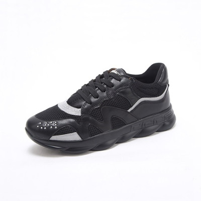 Versace 2020 Mens Leather Sneakers - 베르사체 2020 남성용 레더 스니커즈 VERS0380,Size (240 - 270).블랙