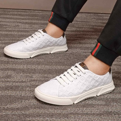 Louis Vuitton 2020 Mens Leather Sneakers - 루이비통 2020 남성용 레더 스니커즈 LOUS0756,Size(240 - 270).화이트