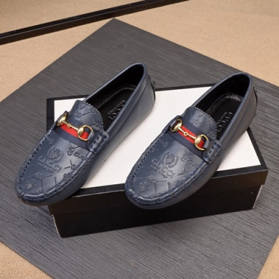 Gucci 2020 Mens Leather Loafer - 구찌 2020 남성용 레더 로퍼 GUCS0800,Size(240 - 275).네이비