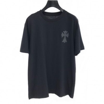 [크롬하츠]Chrome hearts 2020 Mm/Wm Logo Casual Cotton Tshirts - 크롬하츠 2020 남자 로고 캐쥬얼 코튼 반팔티 Chr0133x.Size(s - 2xl).블랙