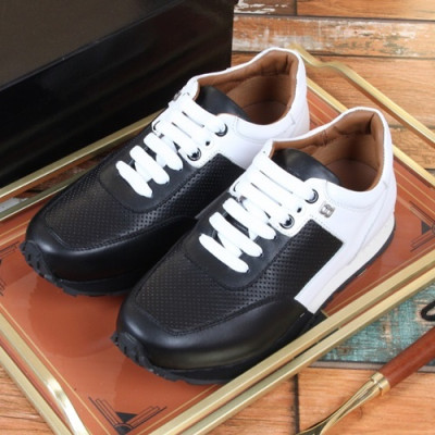 Bally 2020 Mens Leather Sneakers - 발리 2020 남성용 레더 스니커즈,BALS0113,Size(240 - 270).블랙+화이트