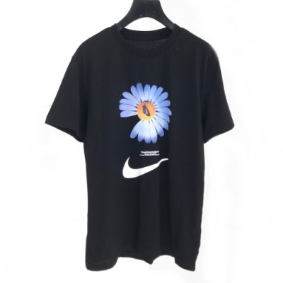 Peaceminusone x Nike 2020 Mm/Wm Flower Short Sleeved Tshirts - 피스마이너스원 x 나이키 남자 플라워 반팔티 Pea005x.Size(s - 2xl).블랙