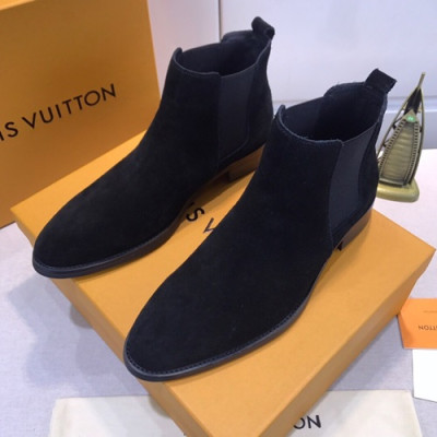 Louis Vuitton 2020 Mens Leather Boots - 루이비통 2020 남성용 레더 부츠 LOUS0778,Size(240 - 270).블랙