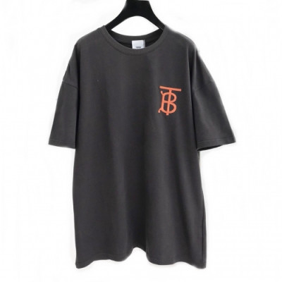 [버버리]Burberry 2020 Mm/Wm Logo Cotton Short Sleeved Tshirts - 버버리 2020 남자 로고 코튼 반팔티 Bur02129x.Size(m - xl).다크그레이