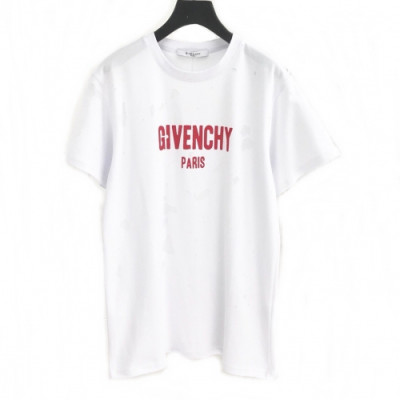 [지방시]Givenchy 2020 Mm/Wm Logo Cotton Crew-neck Short Sleeved Tshirts - 지방시 2020 남성 로고 코튼 크루넥 반팔티 Giv0334.Size(2xs - l).화이트