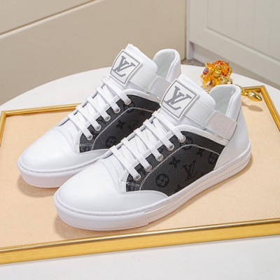 Louis Vuitton 2020 Mens Leather Sneakers - 루이비통 2020 남성용 레더 스니커즈 LOUS0786,Size(240 - 270).화이트