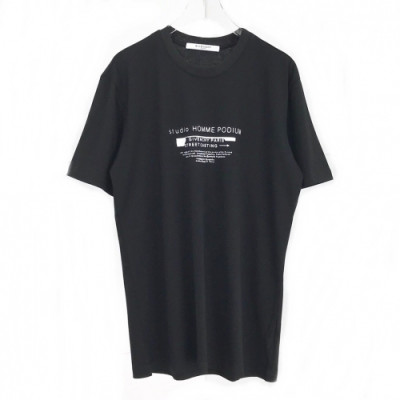 [지방시]Givenchy 2020 Mm/Wm Logo Silket Crew-neck Short Sleeved Tshirts - 지방시 2020 남성 로고 실켓 크루넥 반팔티 Giv0347x.Size(2xs - l). 블랙