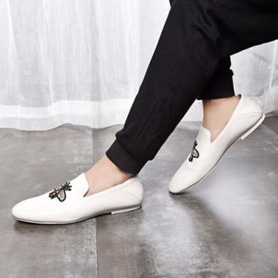 Gucci 2020 Mens Leather Loafer - 구찌 2020 남성용 레더 로퍼 GUCS0856,Size(240 - 270).화이트