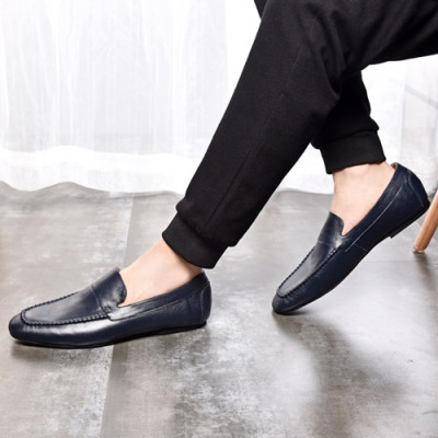 Hermes 2020 Mens Leather Loafer - 에르메스 2020 남성용 레더 로퍼 HERS0288,Size(240 - 270).네이비