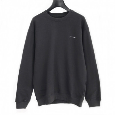 [발렌시아가]Balenciaga 2020 Mens Logo Crew-neck Cotton Tshirts - 발렌시아가 2020 남성 로고 크루넥 코튼 맨투맨 Bal0512x.Size(s - 2xl).블랙