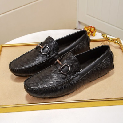 Ferragamo  2020 Mens Leather Loafer - 페라가모 2020 남성용 레더 로퍼 FGMS0282 ,Size(240 - 270).블랙