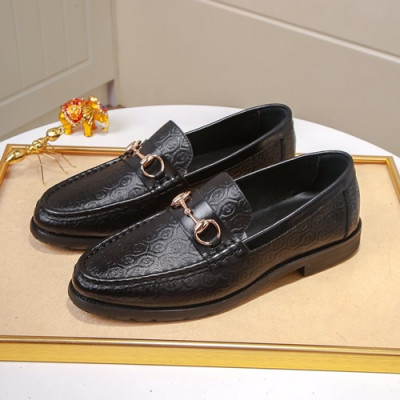 Gucci 2020 Mens Leather Loafer - 구찌 2020 남성용 레더 로퍼 GUCS0879,Size(240 - 270).블랙