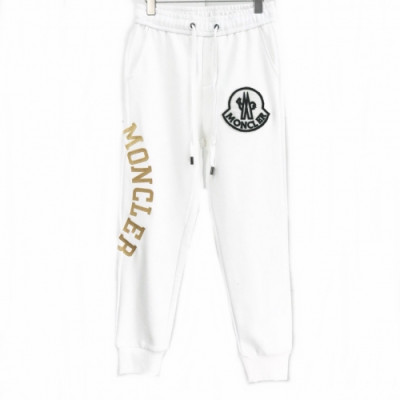 [몽클레어]Moncler 2020 Mens Casual Logo Training Pants - 몽클레어 2020 남성 캐쥬얼 로고 트레이닝 팬츠 Moc01512x.Size(m - 3xl).화이트